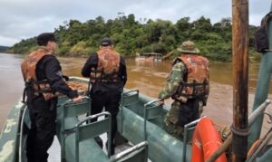 El caudal del río Iguazú dificulta la búsqueda del cañuelense Mariano Ariel Sierra