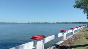 LAGUNA DE MONTE: AVANZAN LAS OBRAS PARA PONER A PUNTO LA COSTANERA DE CARA AL VERANO